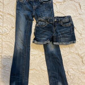 Embellished Miss Me Jeans Free Shorts With Purchase